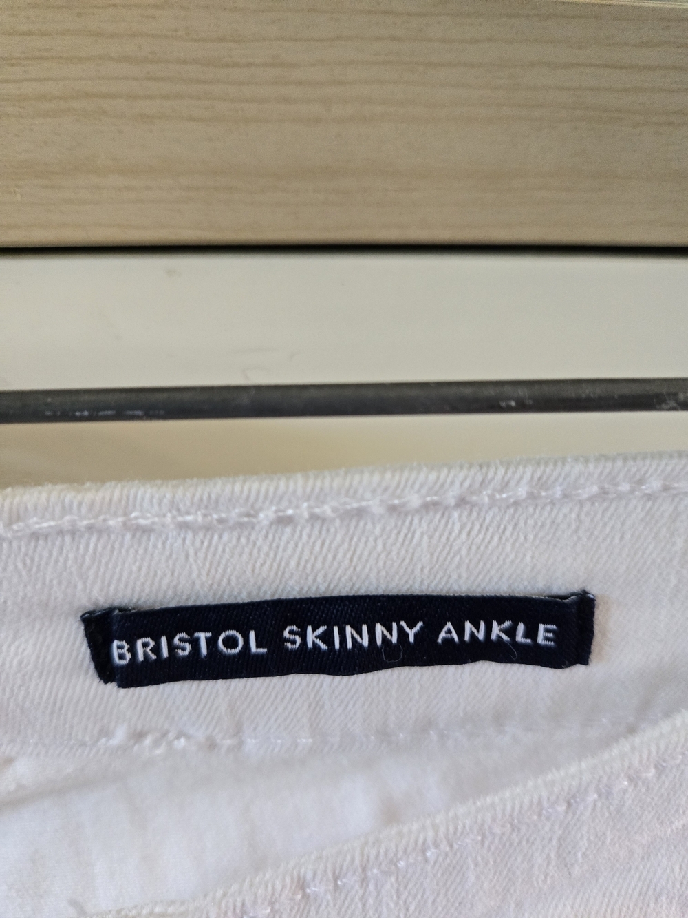 Charter Club White Cropped Eyelet-Hem Jeans - Picture 3 of 5